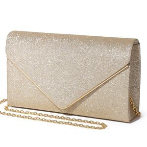 Clutch Purses Evening Bags Shining Envelope Handbags Shoulder O_O